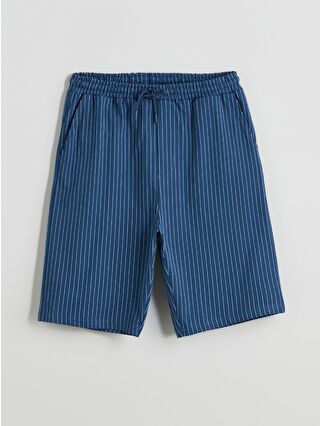 Açık Lacivert Baskılı