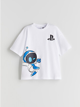 LCW Kids Relaxed Fit PlayStation Printed Boys' T-Shirt - S5QQ03Z1