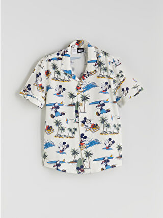 Açık Bej Baskılı