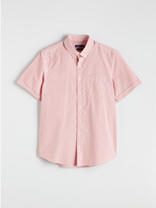 Coral Checked