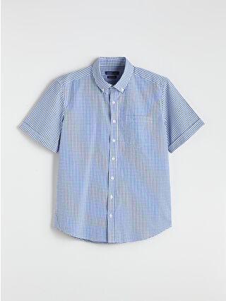 Indigo Checked
