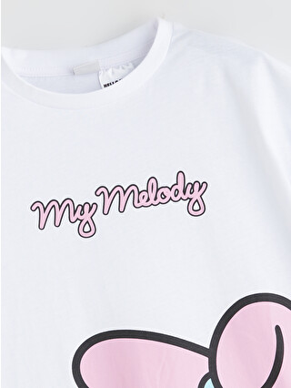 LCW Kids Футболка С Круглым Вырезом И Принтом My Melody Для