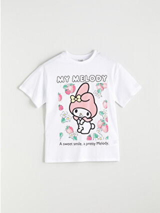 LCW Kids Crew Neck My Melody Printed Girls' T-Shirt - S5R637Z4-Q6K