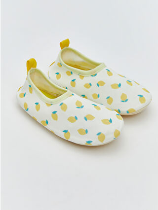 Açık Sarı Baskılı