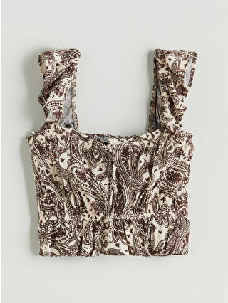 Brown Printed