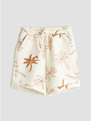 Açık Bej Baskılı