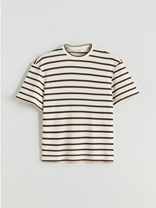 Koyu Kahverengi Çizgili