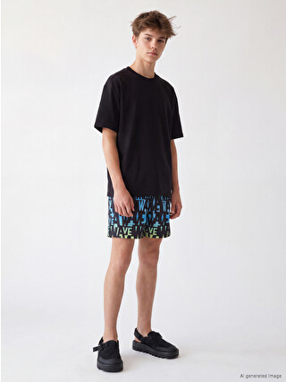 Black Printed
