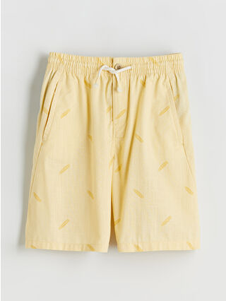 Pastel Yellow Printed