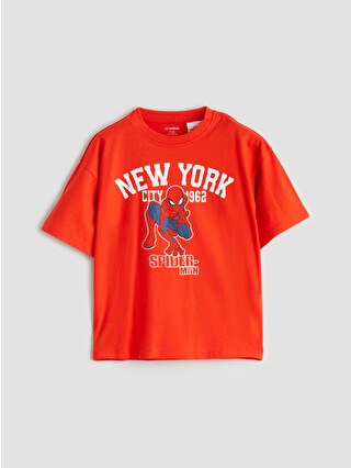 LCW Kids Spider-man Baskılı Erkek Çocuk Tişört Ve Şort - S5SG60Z1