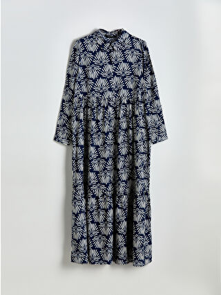 Dark Navy Printed