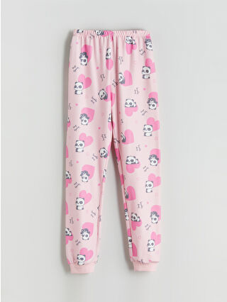 Açık Pembe Baskılı