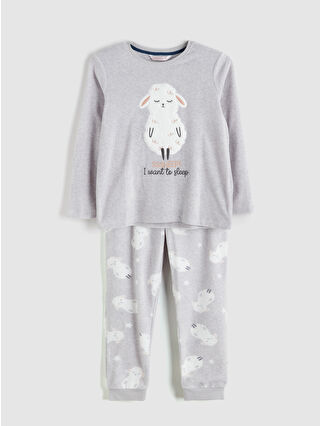 Light Grey Printed