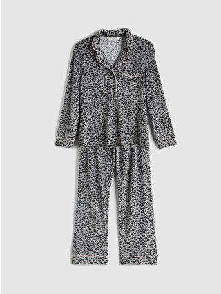 Grey Printed