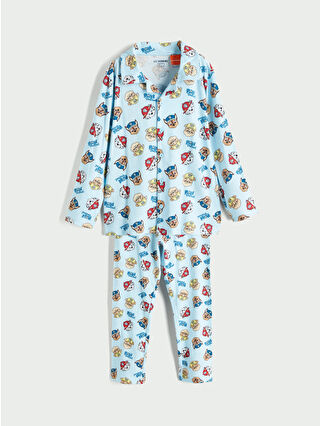 Light Blue Printed