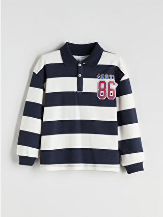 Dark Navy Striped