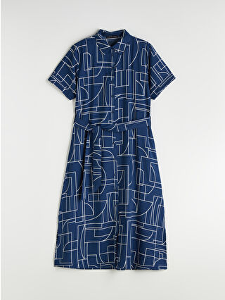 Navy Printed