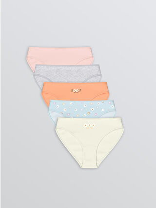 Açık Mavi Baskılı