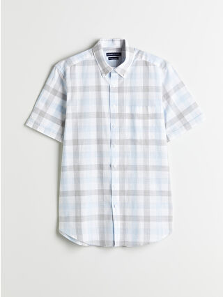 Blue Checked