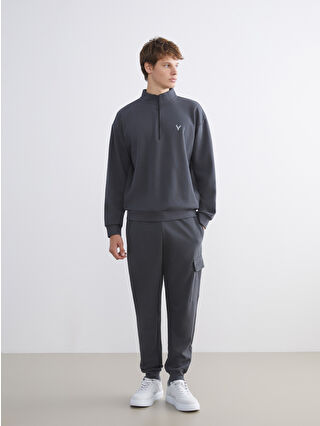 XSIDE ACTIVE Dik Yaka Erkek Sweatshirt - W54535Z8-JPT | LCW