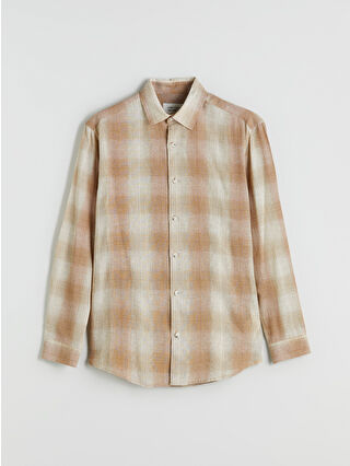 Beige Checked