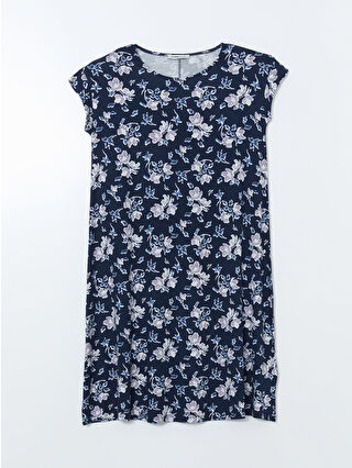 Bright Navy Printed