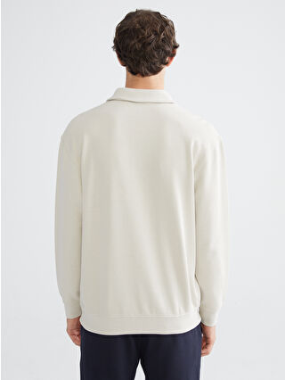 LCW Vision Polo Yaka Erkek Sweatshirt -W54946Z8-J0B | LCW