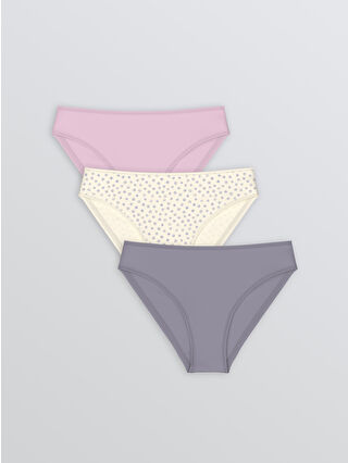 Açık Mor Baskılı