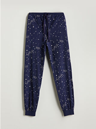 Navy Printed