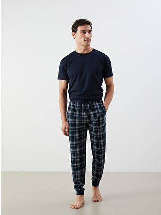 Navy Printed