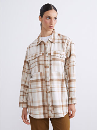 Beige Checked