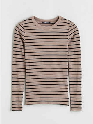 Beige Striped