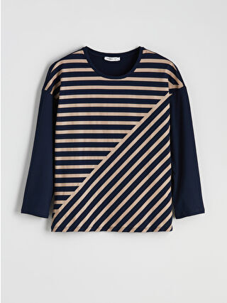 Navy Striped