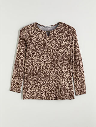 Brown Printed
