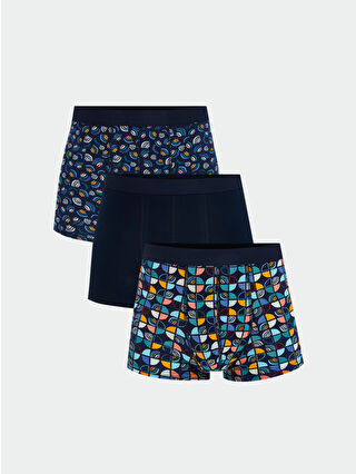 Navy Printed