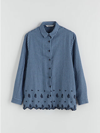 Blue Checked