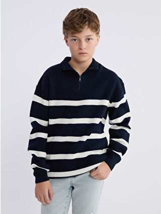 Navy Striped