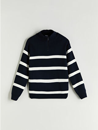 Navy Striped