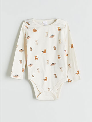 Açık Bej Baskılı