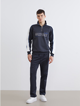 XSIDE Funnel Neck Printed Men's Thick Sweatshirt - W5AC81Z8-VX9