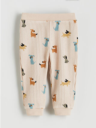 Açık Bej Baskılı