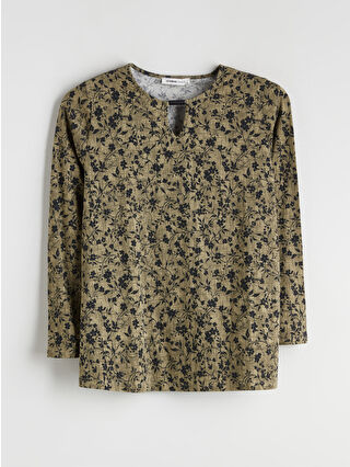 Khaki Printed