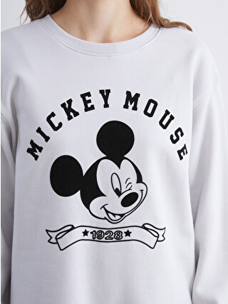 XSIDE Mickey Mouse Printed Oversize Women's Sweatshirt - W5AE80Z8