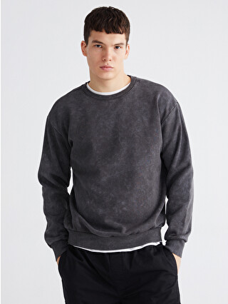XSIDE Crew Neck Men's Thick Sweatshirt - W5AN95Z8-VX9 - LC Waikiki