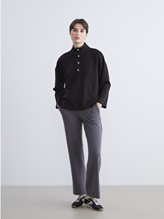 LCW Vision Funnel Neck Oversize Women's Sweatshirt - W5AO45Z8-CVL