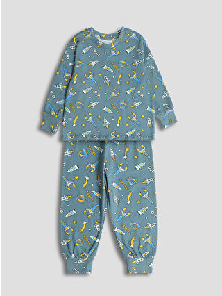 Light Indigo Printed