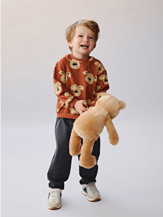 Yanık Turuncu Baskılı