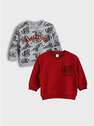 Beige Melange Printed