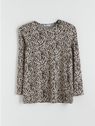 Dark Beige Printed