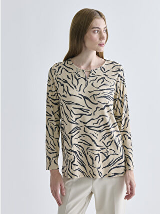 Beige Printed